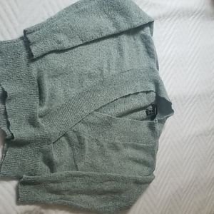 Open Sweater Ligh Green Small Forever21